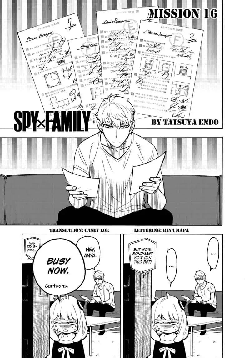 Spy X Family Chapter 16: Mission: 16 page 1 - Mangakakalot