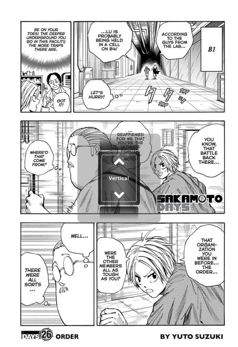 Sakamoto Days Chapter 26 : Days 26 Order page 1 - Mangakakalot
