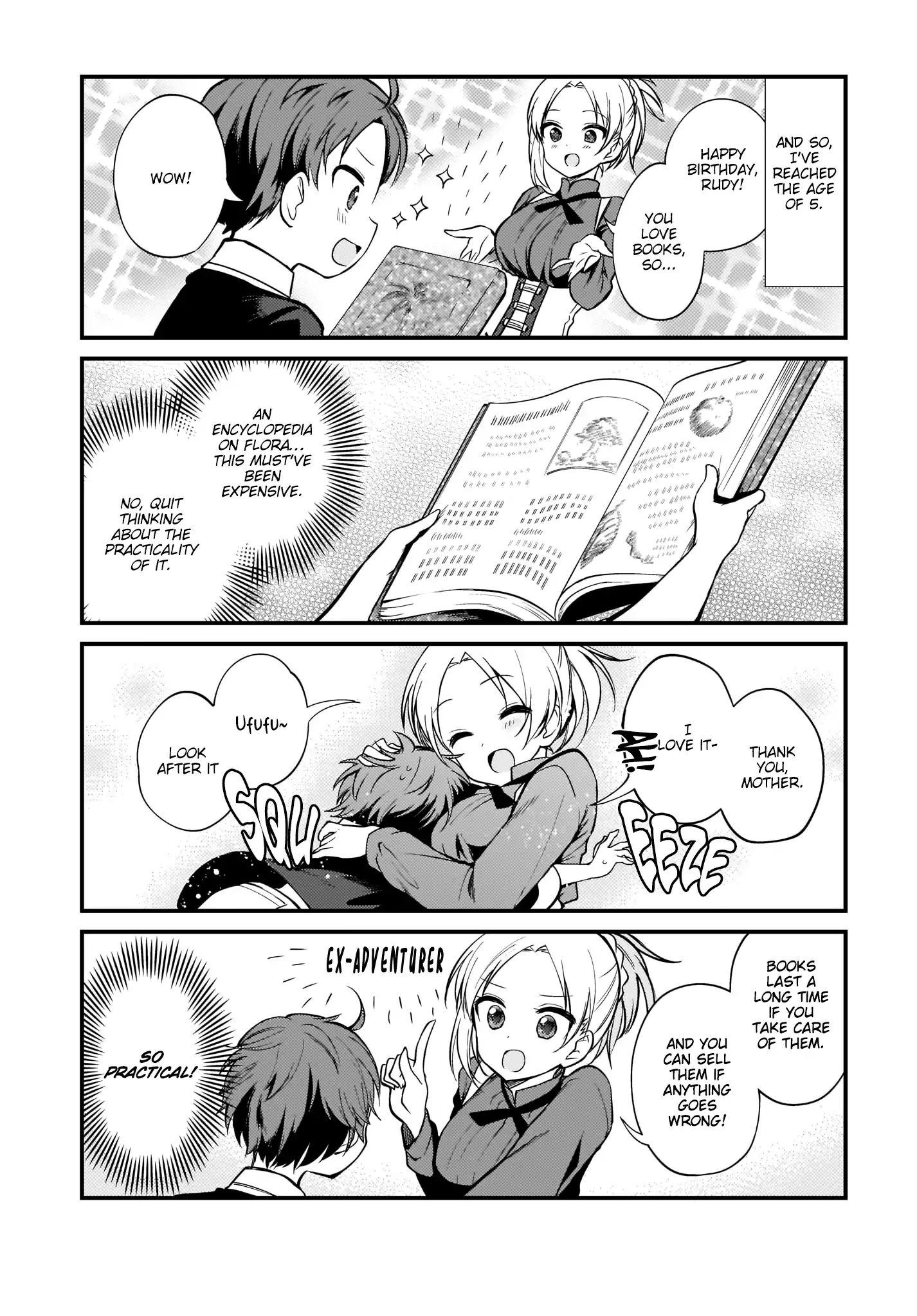 MUSHOKU TENSEI: EVEN IF IT'S A 4-KOMA, I'LL GET SERIOUS chapter-1 Page 15