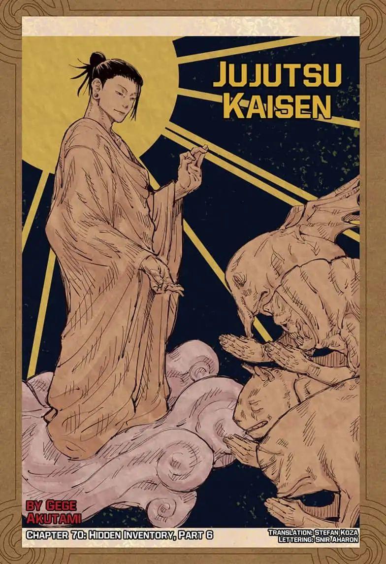 Jujutsu Kaisen Chapter 70: Hidden Inventory, Part 6 page 1 - Mangakakalot