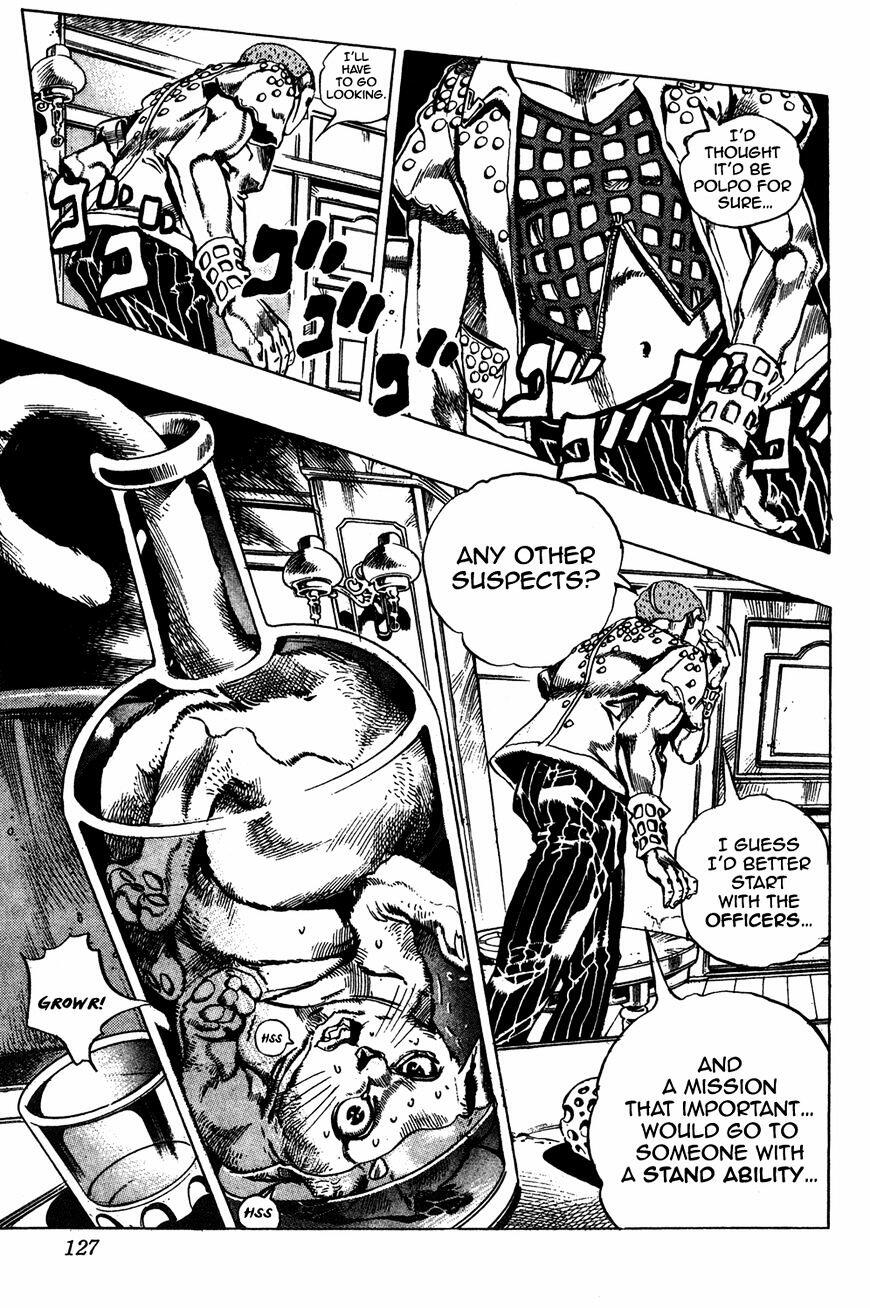 Jojo's Bizarre Adventure Vol.50 Chapter 469 : Officer Buccellati; First Orders From The Boss page 21 - 