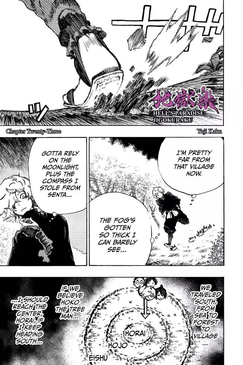 Hell's Paradise: Jigokuraku Chapter 23 page 1 - Mangakakalot