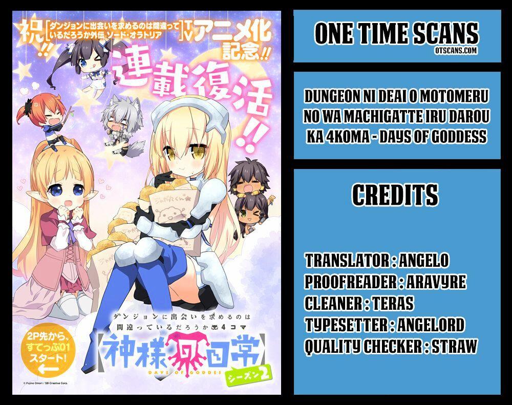 Read Dungeon Ni Deai O Motomeru No Wa Machigatte Iru Darou Ka 4-Koma -  Kami-Sama No Nichijou Chapter 18 on Mangakakalot