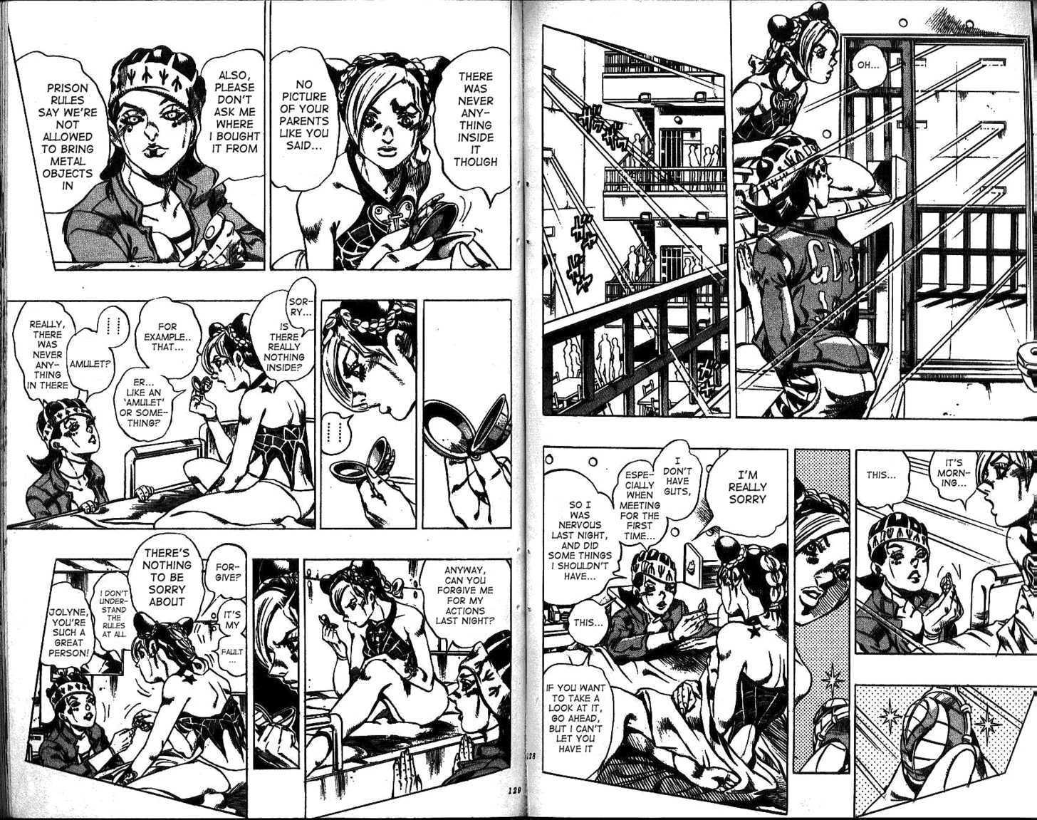 Jojo's Bizarre Adventure Vol.64 Chapter 599 : Prisoner Fe40563: Jolyne Kujo (2) page 3 - 