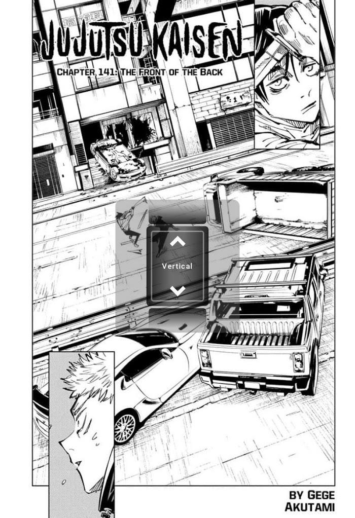 Jujutsu Kaisen Chapter 141: The Front Of The Back page 1 - Mangakakalot