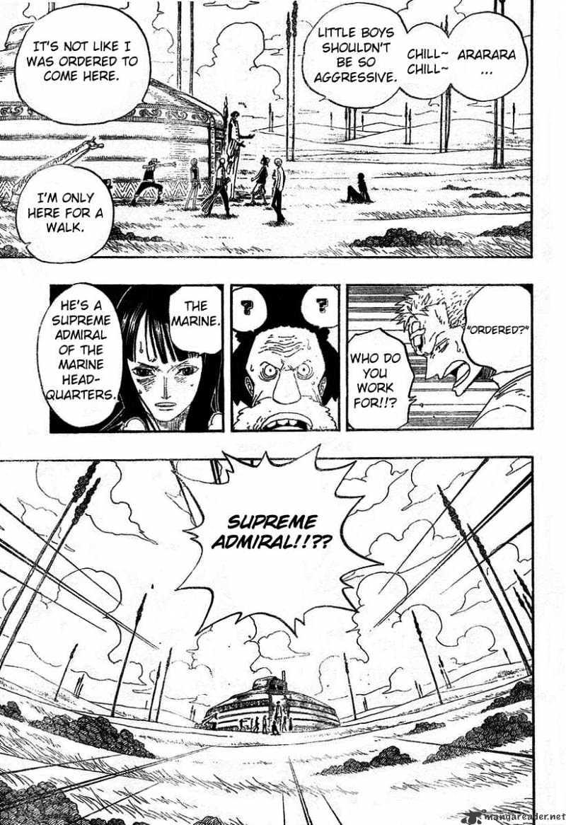 One Piece Chapter 319 : The Admiral Of The Marine Headquarter, Blue Pheasant page 3 - Mangakakalot