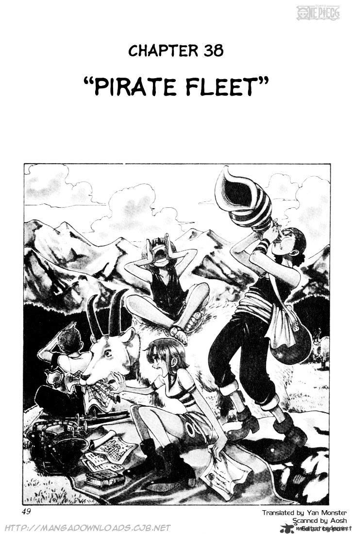 One Piece Chapter 38 : The Pirates Group page 1 - Mangakakalot