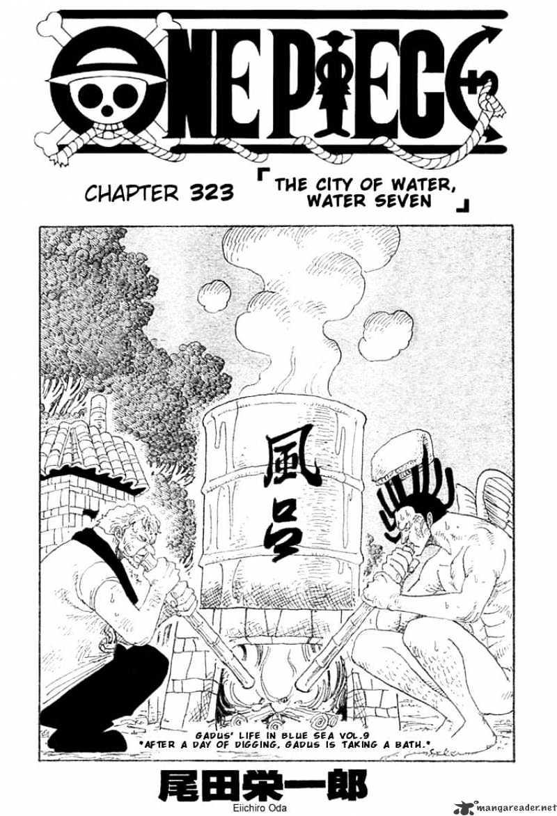 One Piece Chapter 323 : The City Of Water, Water Seven page 1 - Mangakakalot