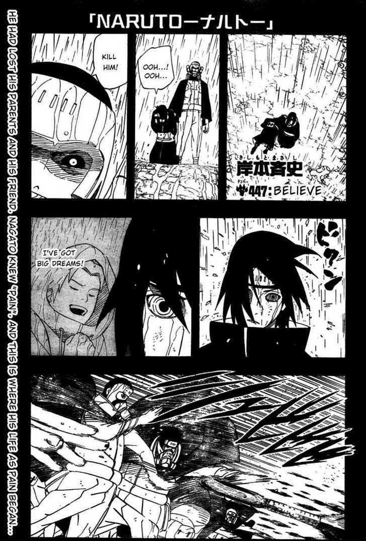 Vol.48 Chapter 447 – Believing | 1 page