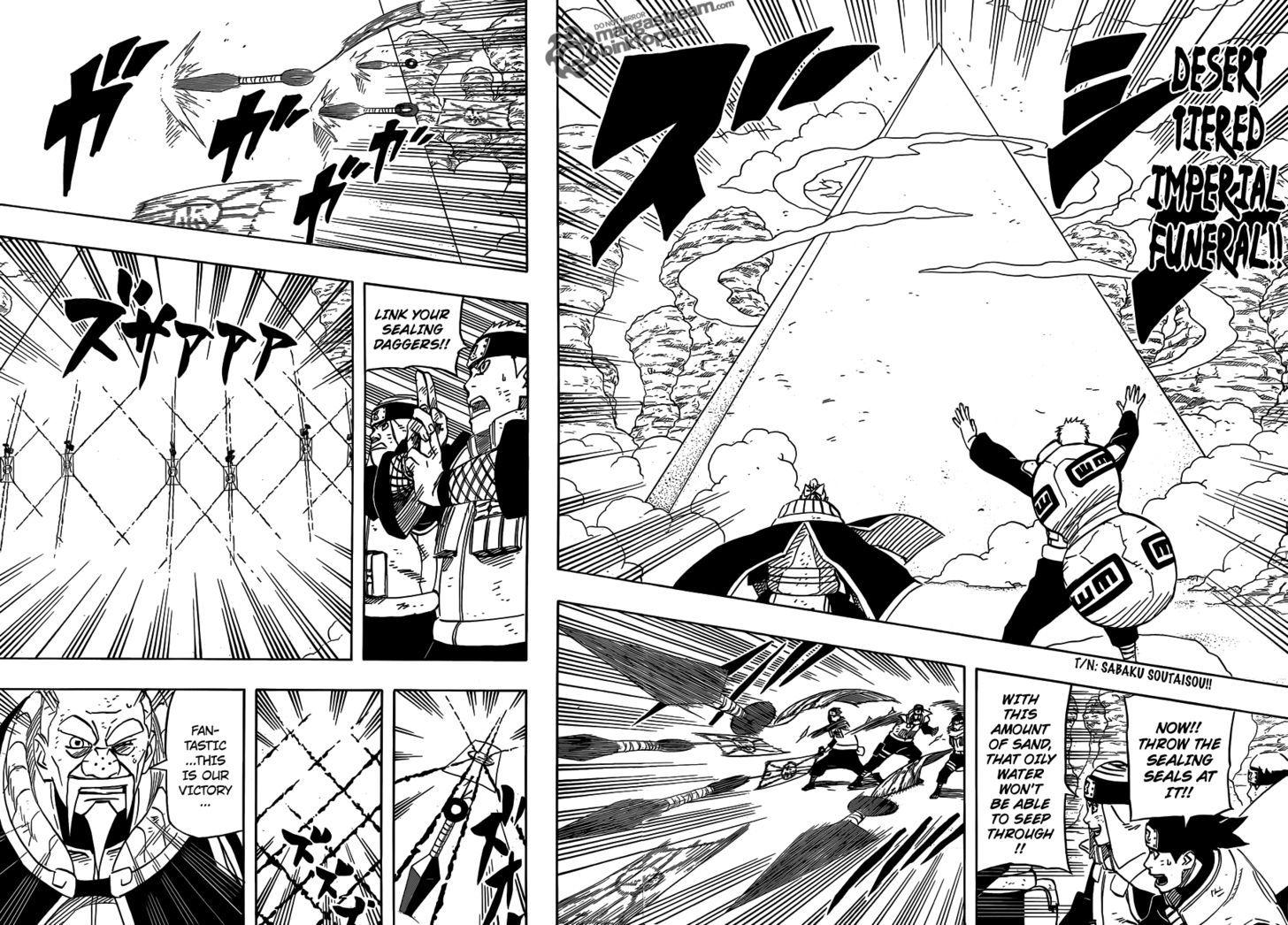 Vol.59 Chapter 556 – Gaara vs. the Mizukage!! | 13 page