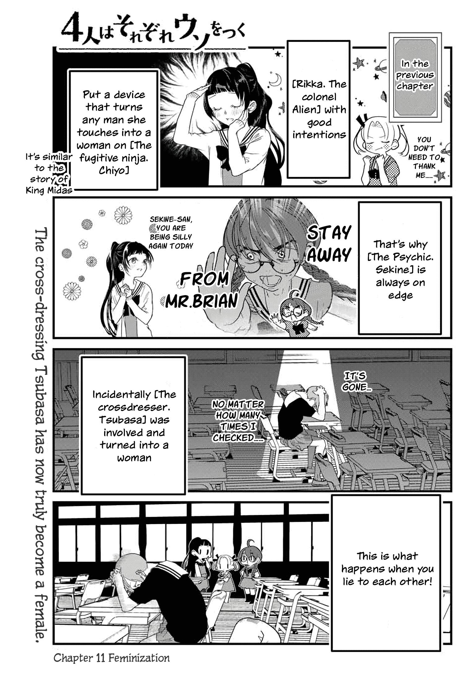 Feminization manga