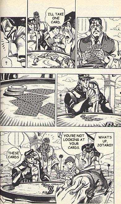 Jojo's Bizarre Adventure Vol.23 Chapter 215 : D'arby The Gambler Pt.5 page 8 - 