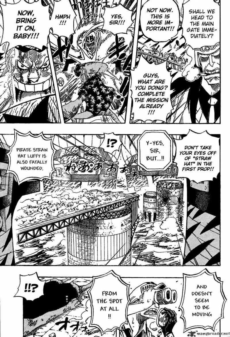One Piece Chapter 428 : Let S Go Back page 7 - Mangakakalot