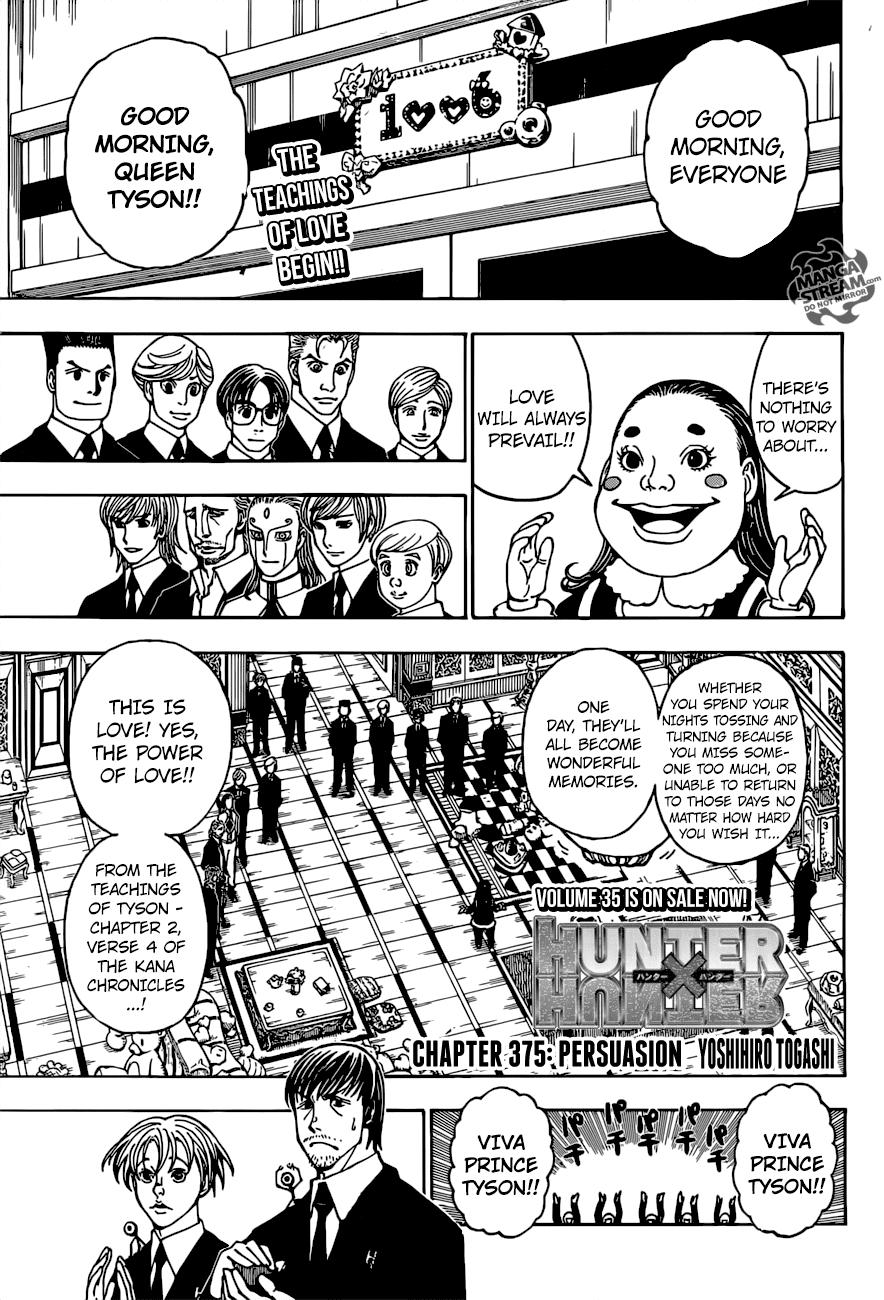 Read Hunter X Hunter Chapter 375 On Mangakakalot