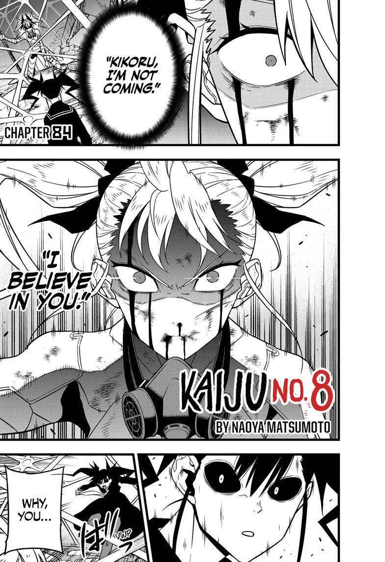 Kaiju No. 8 Chapter 84 page 1 - Mangakakalot