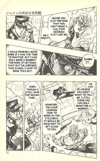 Jojo's Bizarre Adventure Vol.28 Chapter 258 : Dio's World Pt.12 page 10 - 