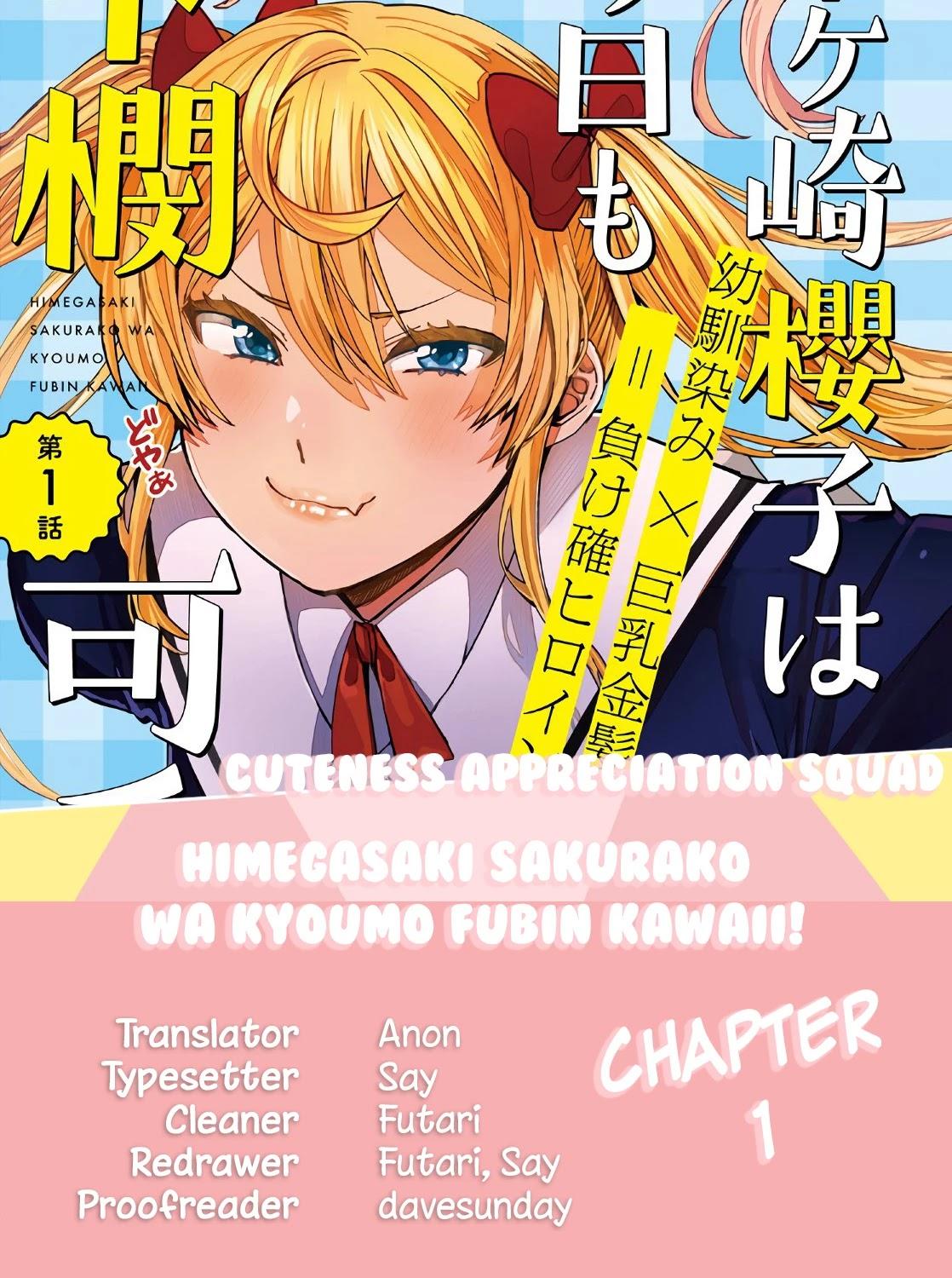 Read Himegasaki Sakurako wa Kyoumo Fubin Kawaii! by Yasuda Kousuke Free On  MangaKakalot - Chapter 25