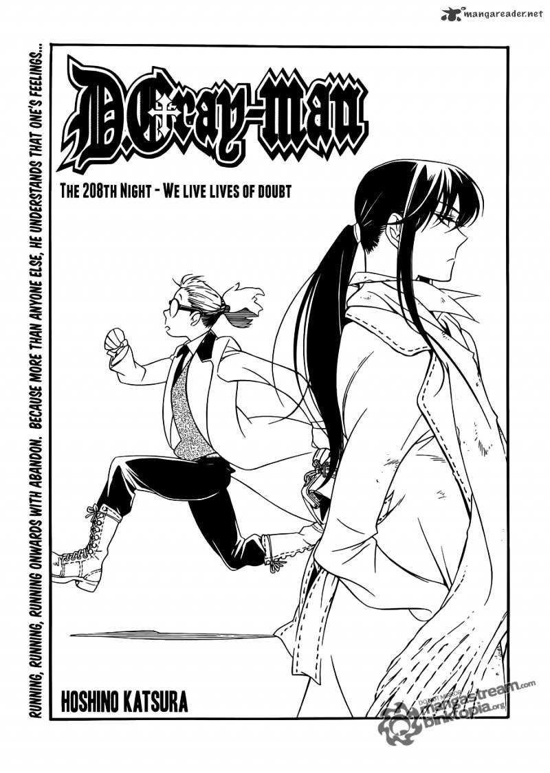 Read D Gray Man Chapter 8 We Live Lives Of Doubt On Mangakakalot