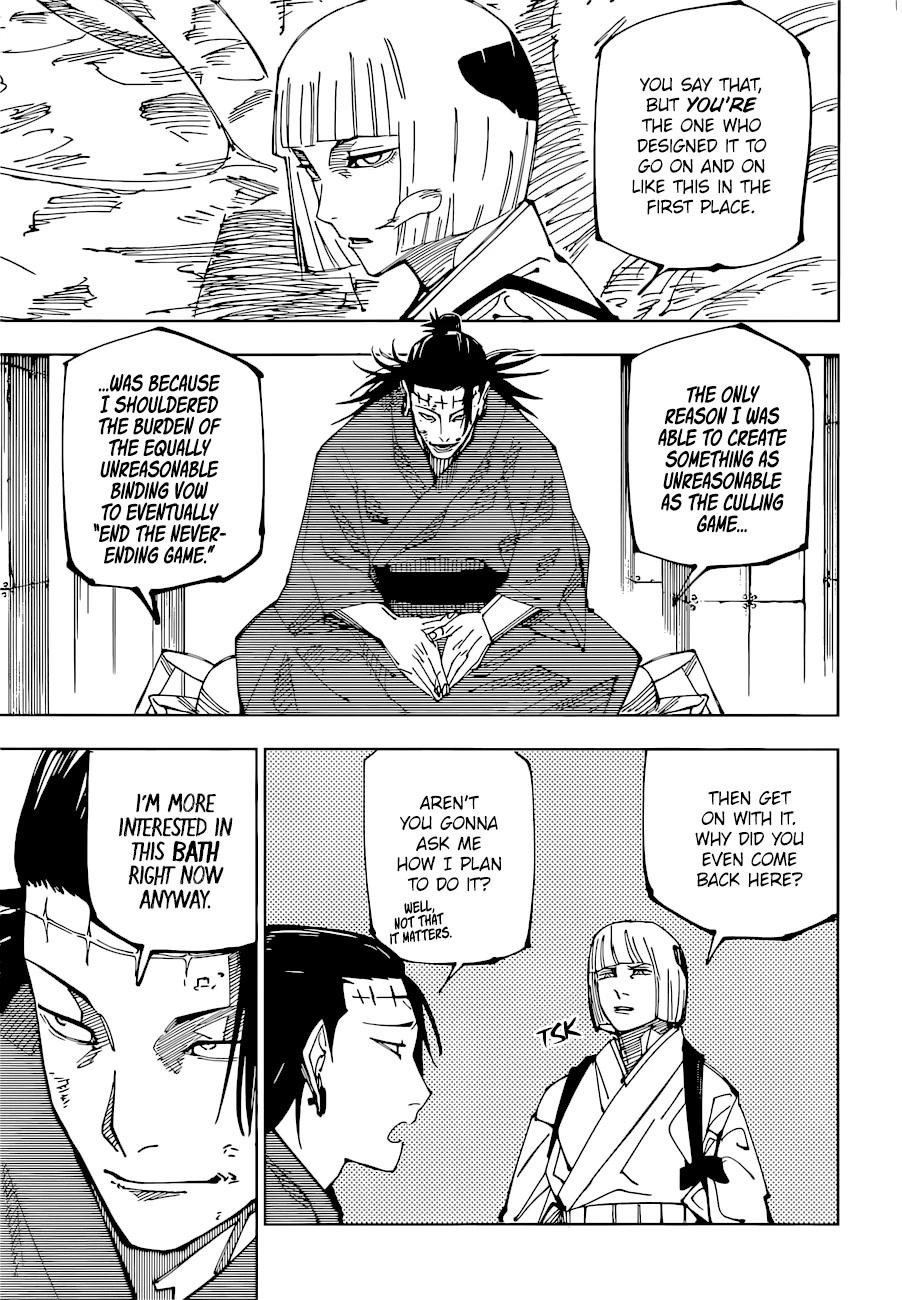Jujutsu Kaisen Chapter 216: Bath page 4 - Mangakakalot