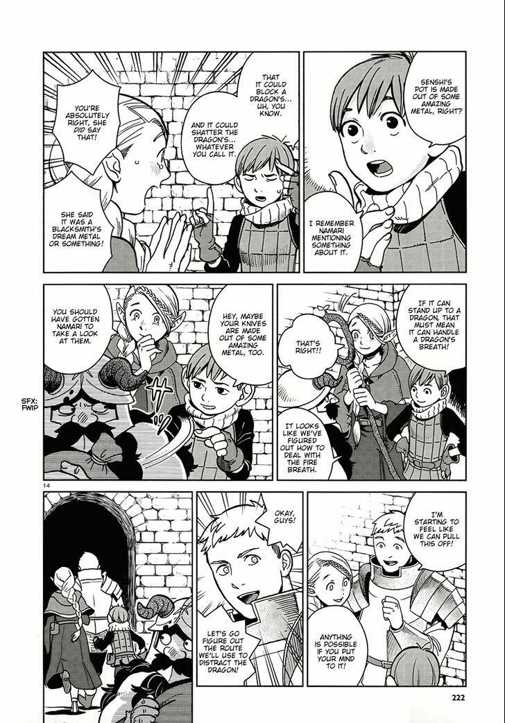 Dungeon Meshi Chapter 23 : Red Dragon page 14 - Mangakakalot