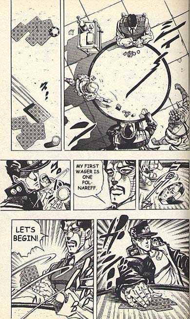 Jojo's Bizarre Adventure Vol.23 Chapter 214 : D'arby The Gambler Pt.4 page 18 - 