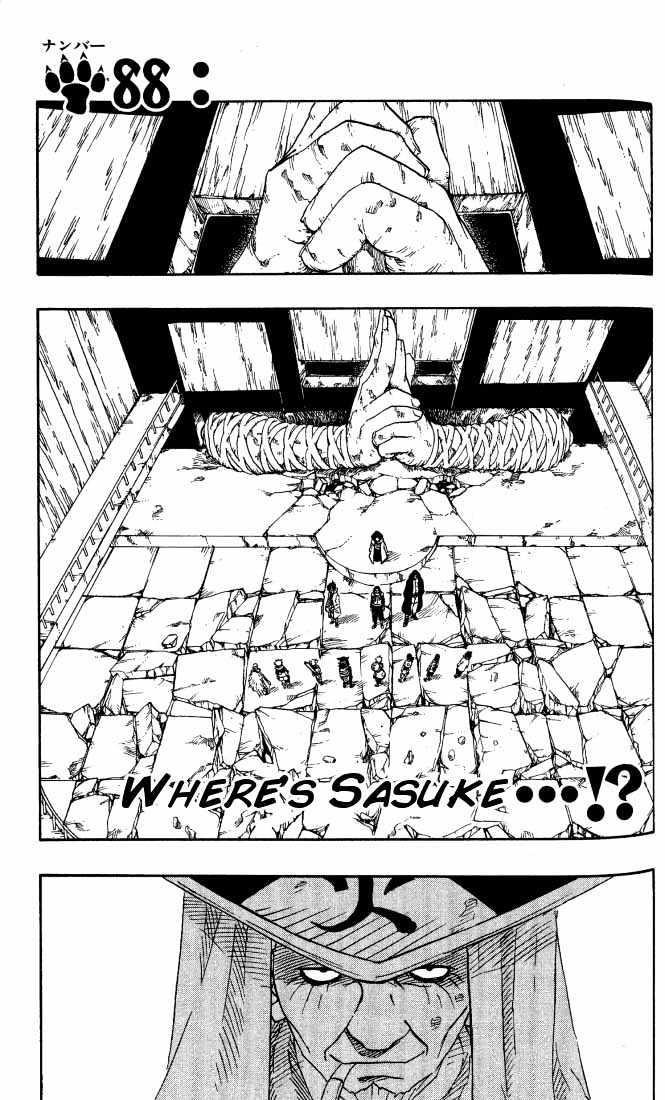 Vol.10 Chapter 88 – Sasuke…?! | 1 page