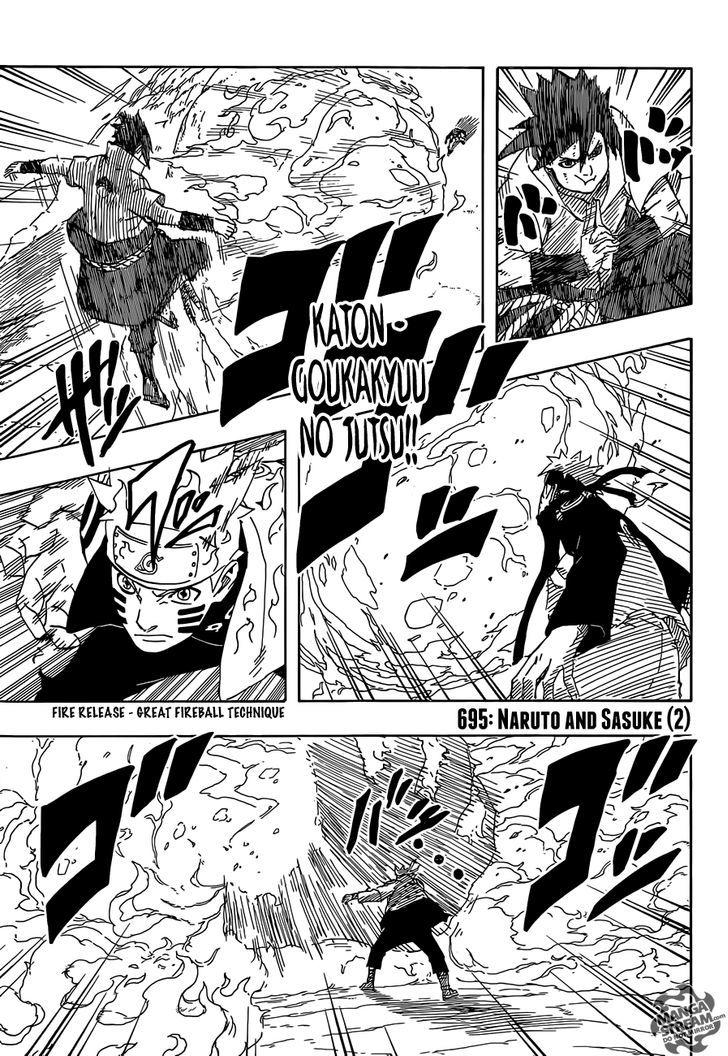 Vol.72 Chapter 695 – Naruto and Sasuke 2 | 1 page