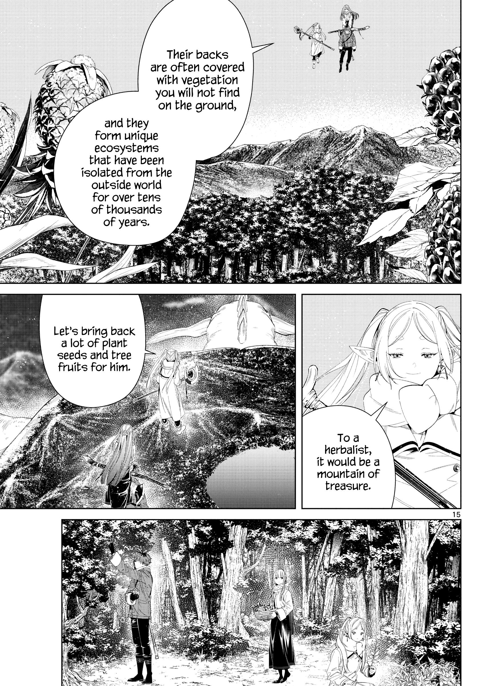 Sousou No Frieren Chapter 106: Sky Range Dragon page 15 - Mangakakalot