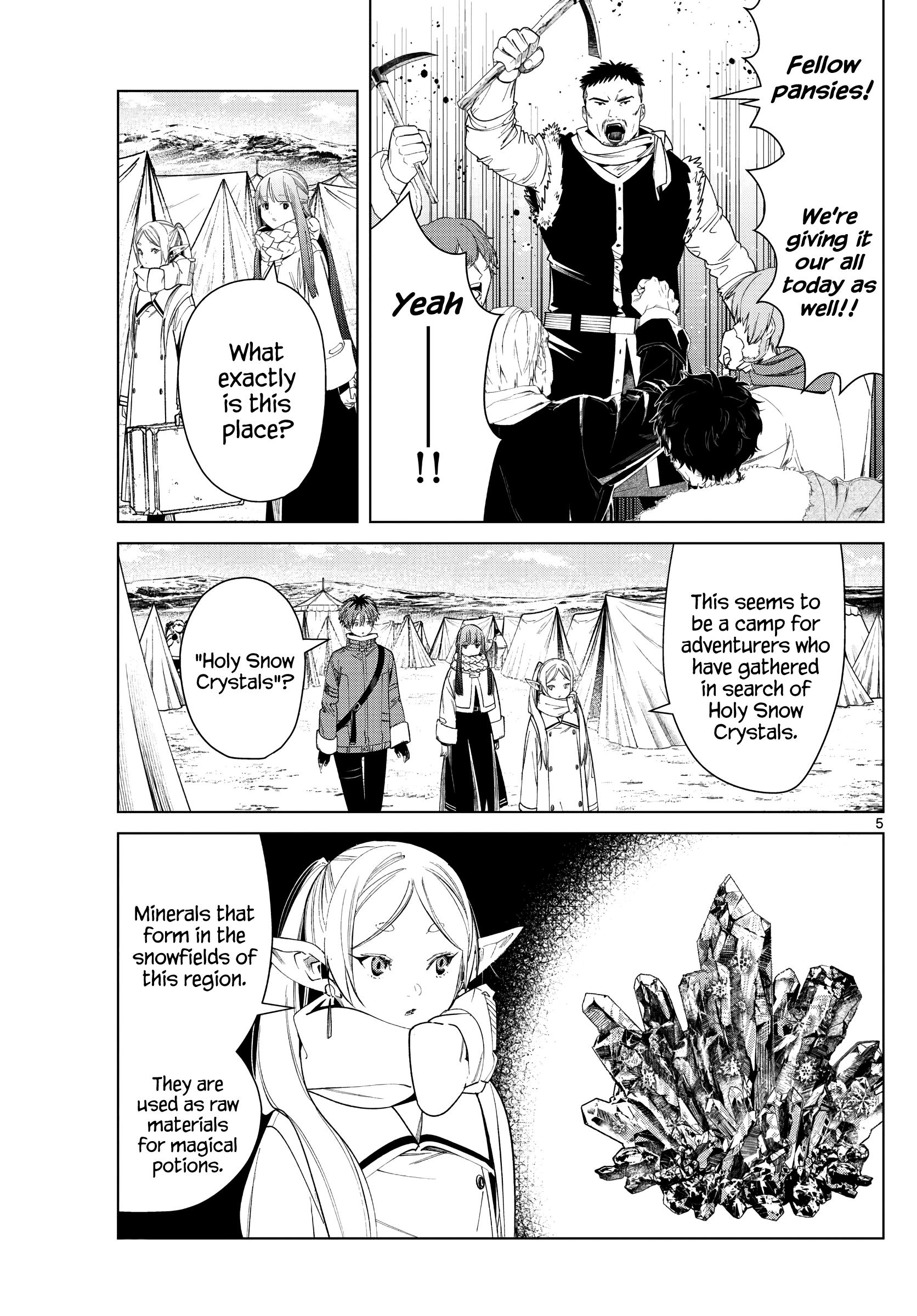 Sousou No Frieren Chapter 80: Holy Snow Crystals page 5 - Mangakakalot