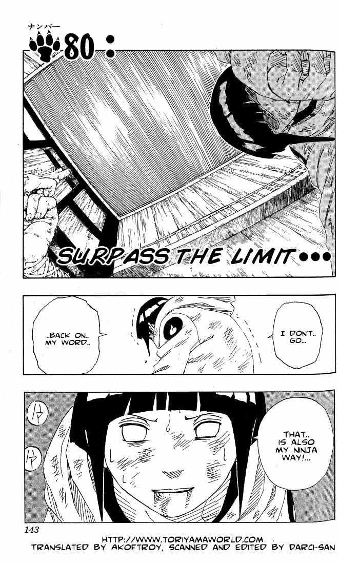 Vol.9 Chapter 80 – Crossing the Limit… | 1 page