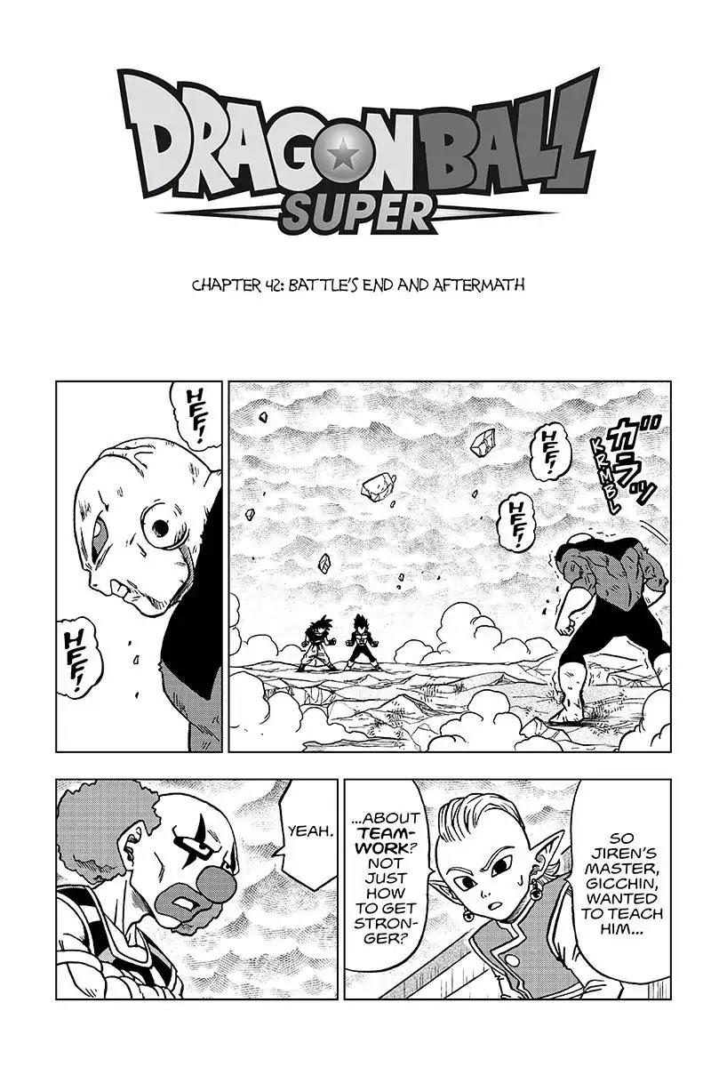 Read Dragon Ball Super Chapter 42: Battle's End And Aftermath on  Mangakakalot
