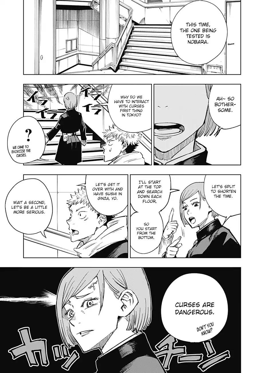 Jujutsu Kaisen Chapter 4: Steel Beam Girl page 12 - Mangakakalot