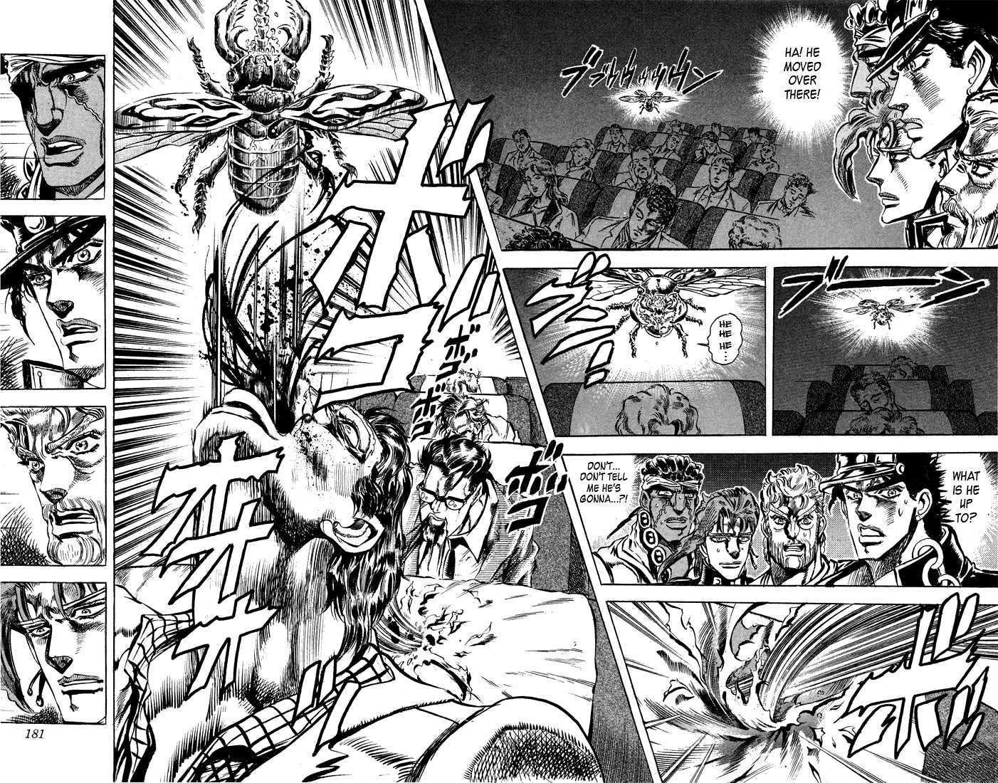 Jojo's Bizarre Adventure Vol.13 Chapter 123 : Attack Of The Strange Insects page 6 - 