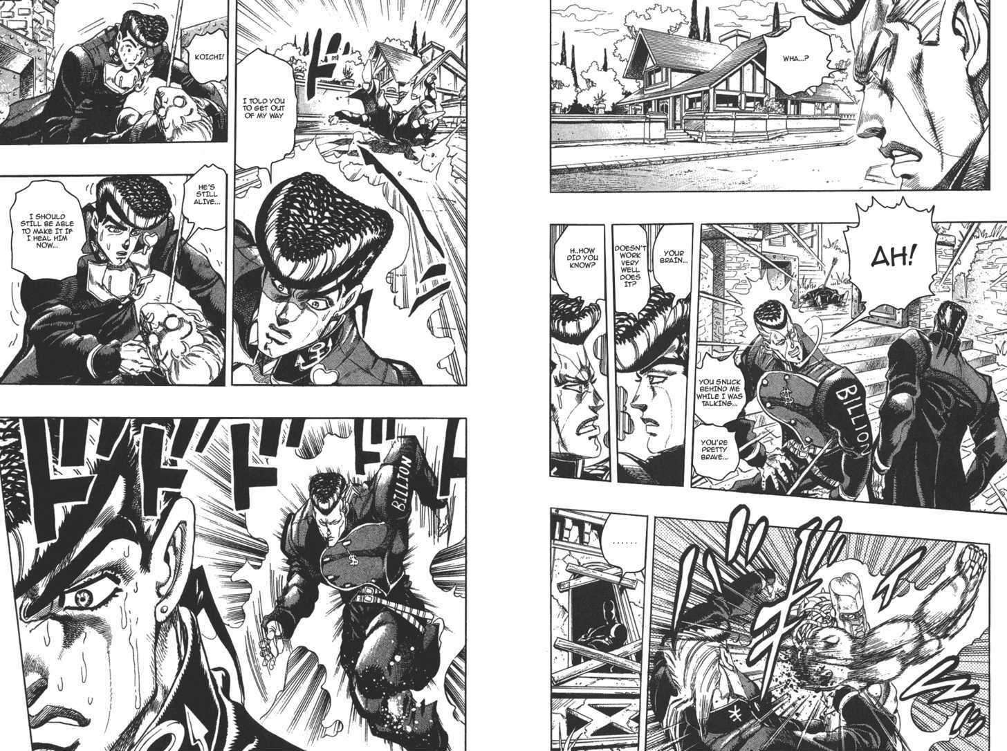 Jojo's Bizarre Adventure Vol.30 Chapter 275 : Nijimura Brothers Part 2 page 6 - 