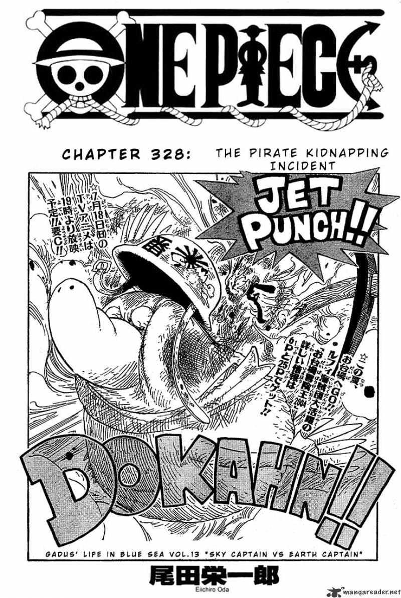 One Piece Chapter 328 : The Pirate Kidnapping Incident page 1 - Mangakakalot