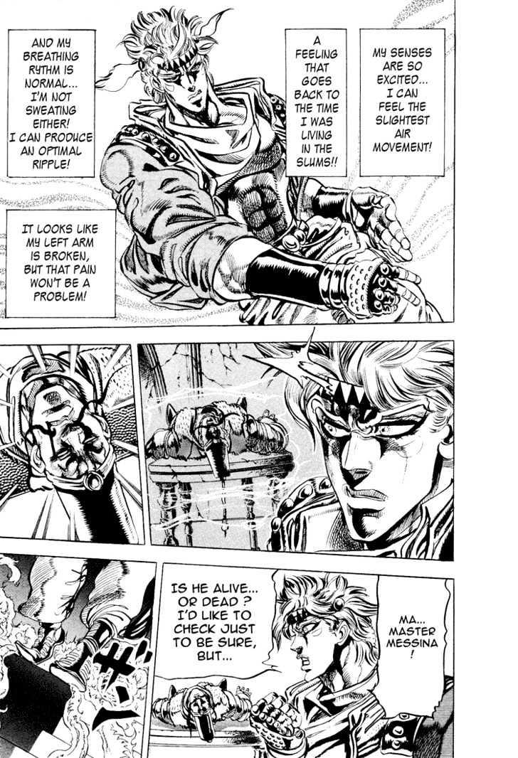 Jojo's Bizarre Adventure Vol.10 Chapter 91 : The Fight Between Light And Wind!! page 9 - 