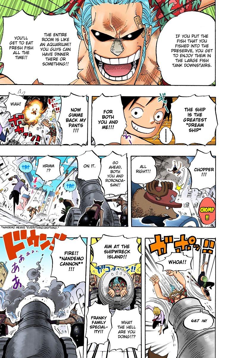 One Piece Chapter 436 V2 : Pants From Franky House [Hq] page 18 - Mangakakalot