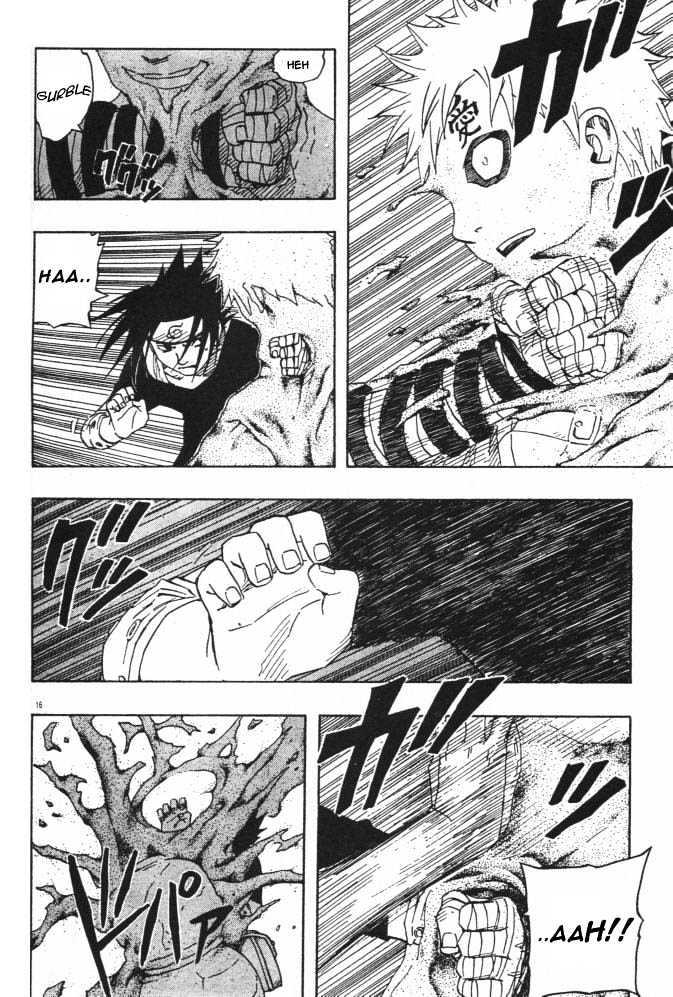 Vol.13 Chapter 111 – Sasuke vs. Gaara!! | 16 page