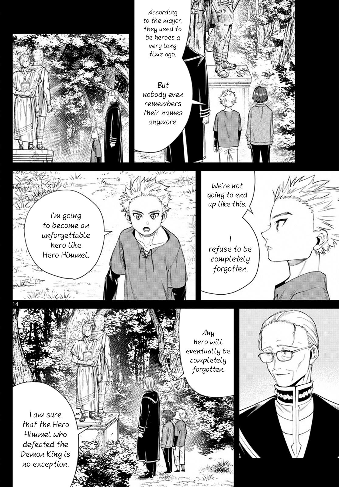 Sousou No Frieren Chapter 34: The Hero Statues page 14 - Mangakakalot