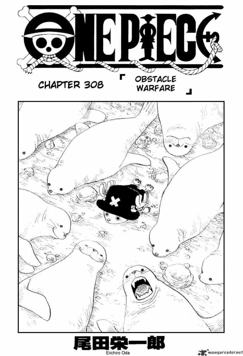 One Piece Chapter 308 : Obstacle Warfare page 1 - Mangakakalot