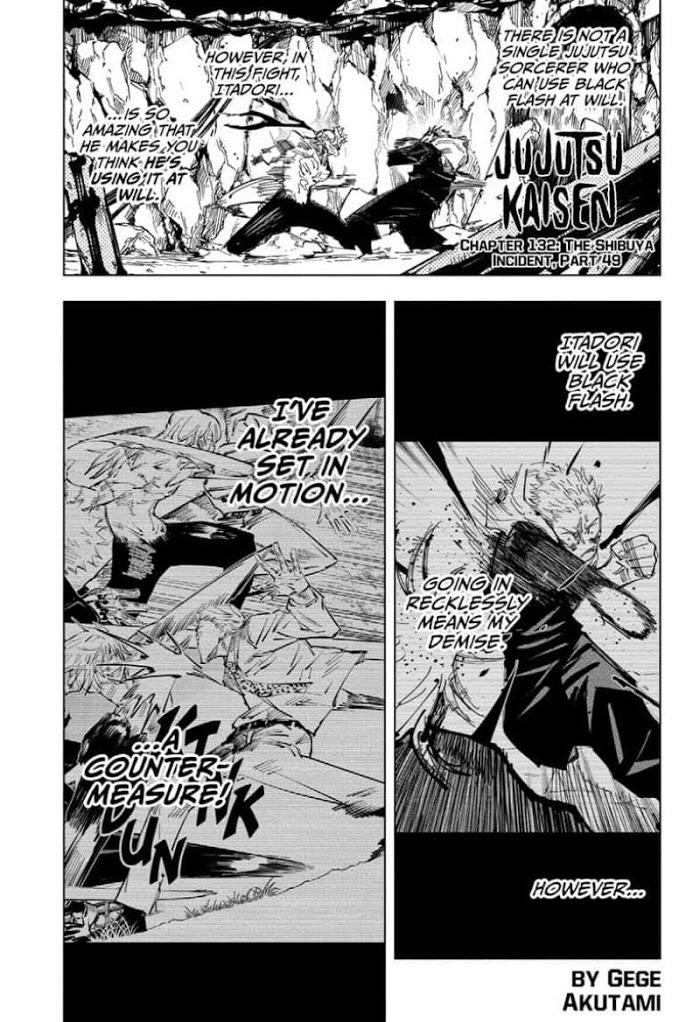 Jujutsu Kaisen Chapter 132: The Shibuya Incident, Part.. page 1 - Mangakakalot