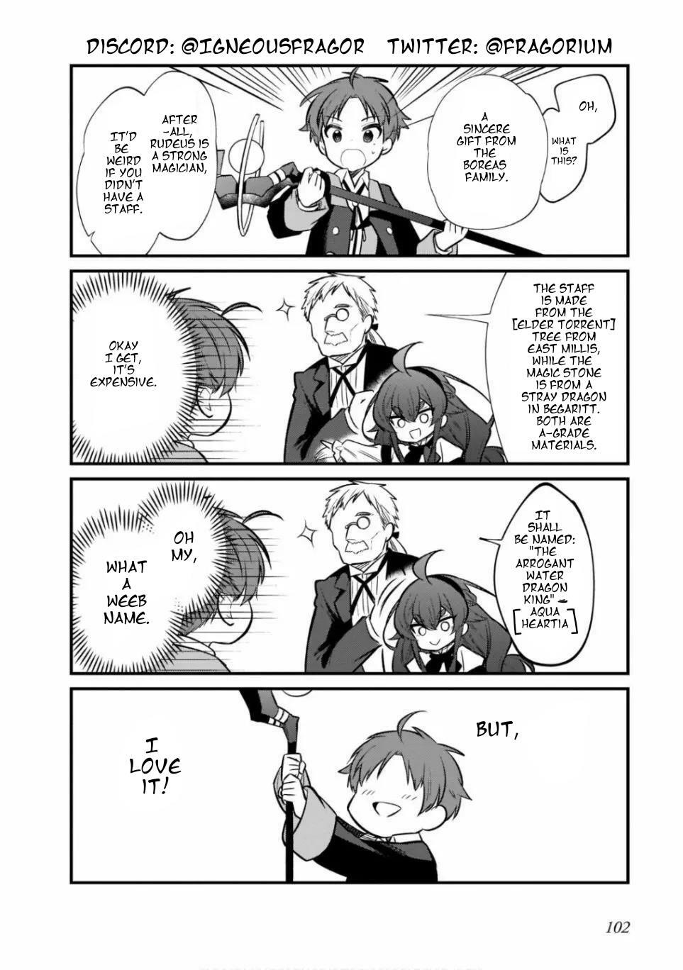 MUSHOKU TENSEI: EVEN IF IT'S A 4-KOMA, I'LL GET SERIOUS chapter-13 Page 10