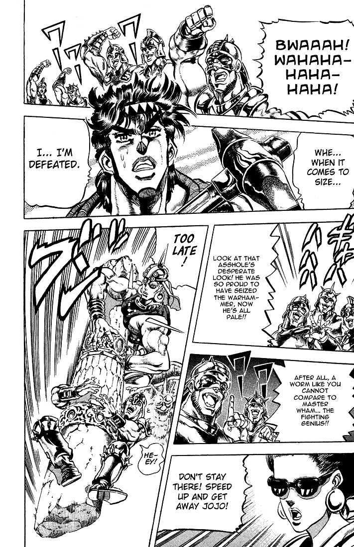 Jojo's Bizarre Adventure Vol.11 Chapter 99 : The Pillar And The Warhammer page 6 - 