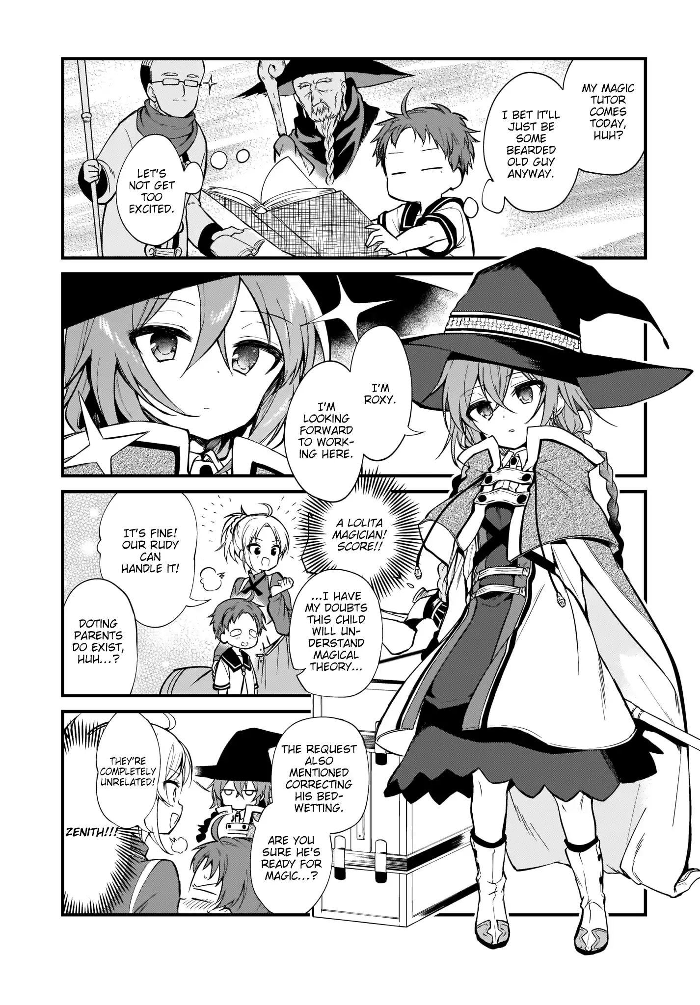 MUSHOKU TENSEI: EVEN IF IT'S A 4-KOMA, I'LL GET SERIOUS chapter-1 Page 7