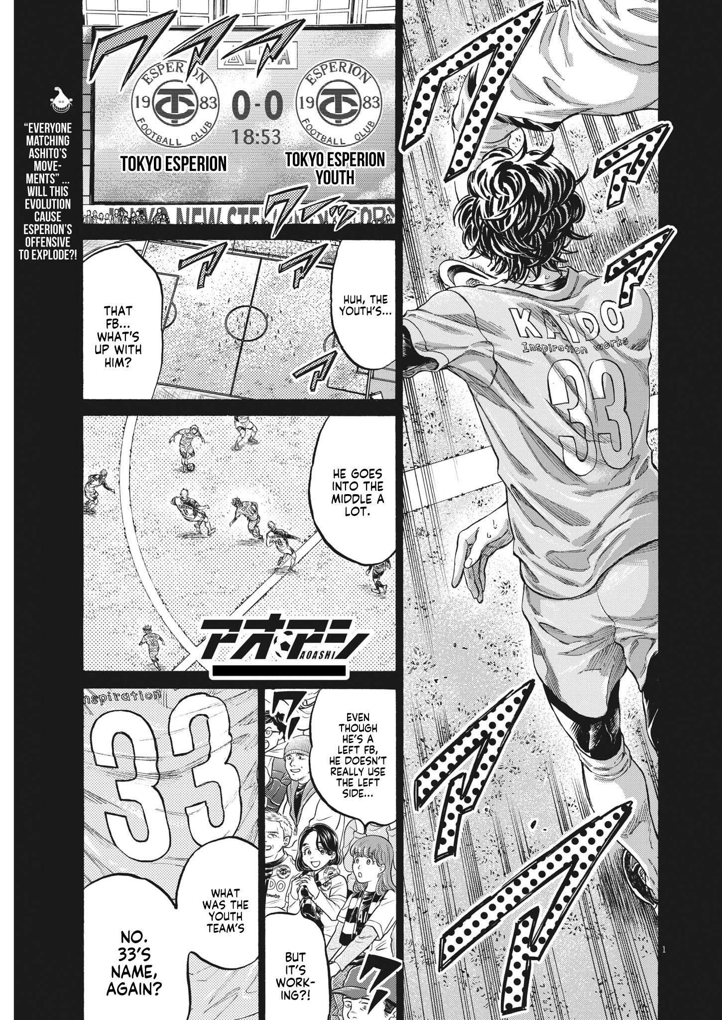 Ao Ashi, Chapter 350 - Ao Ashi Manga Online