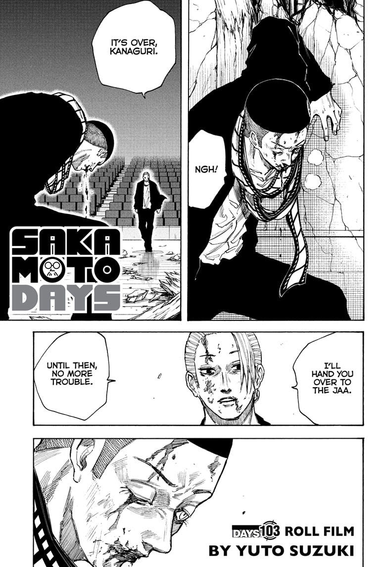 Sakamoto Days Chapter 103 page 1 - Mangakakalot