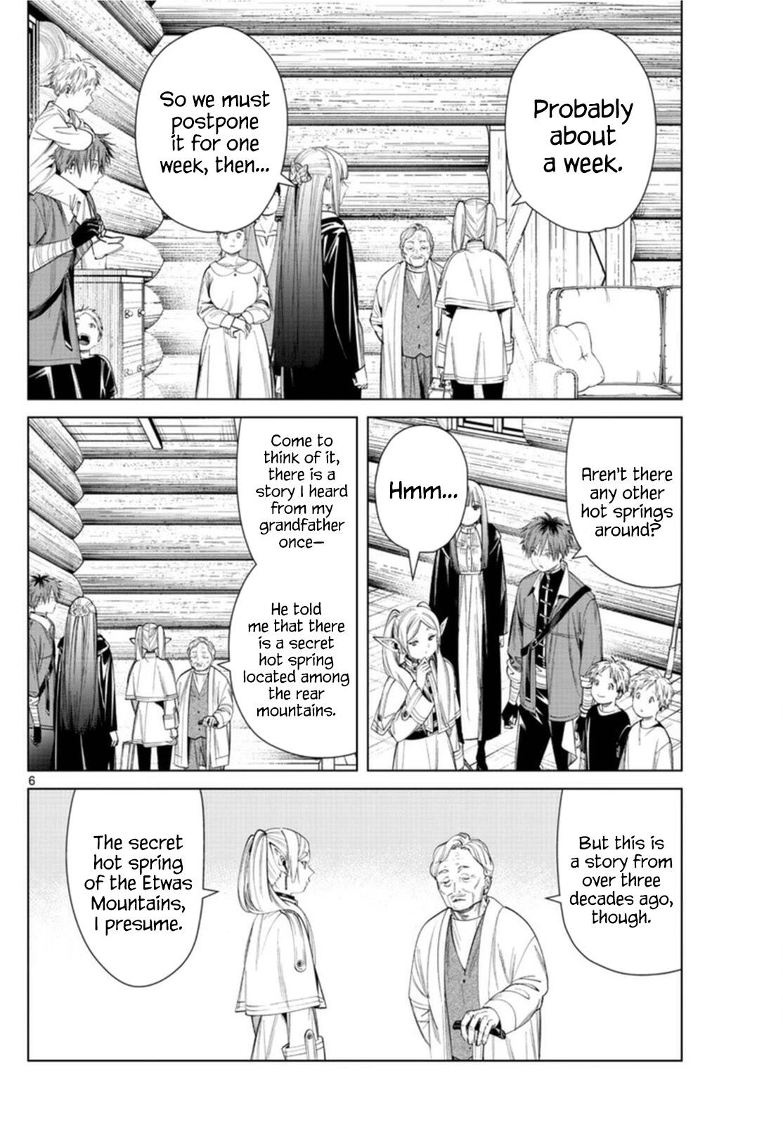 Sousou No Frieren Chapter 65: The Secret Hot Spring Of The Etwas Mountains page 6 - Mangakakalot