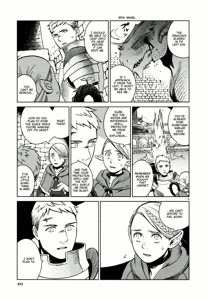Dungeon Meshi Chapter 25 : Red Dragon Iii page 15 - Mangakakalot