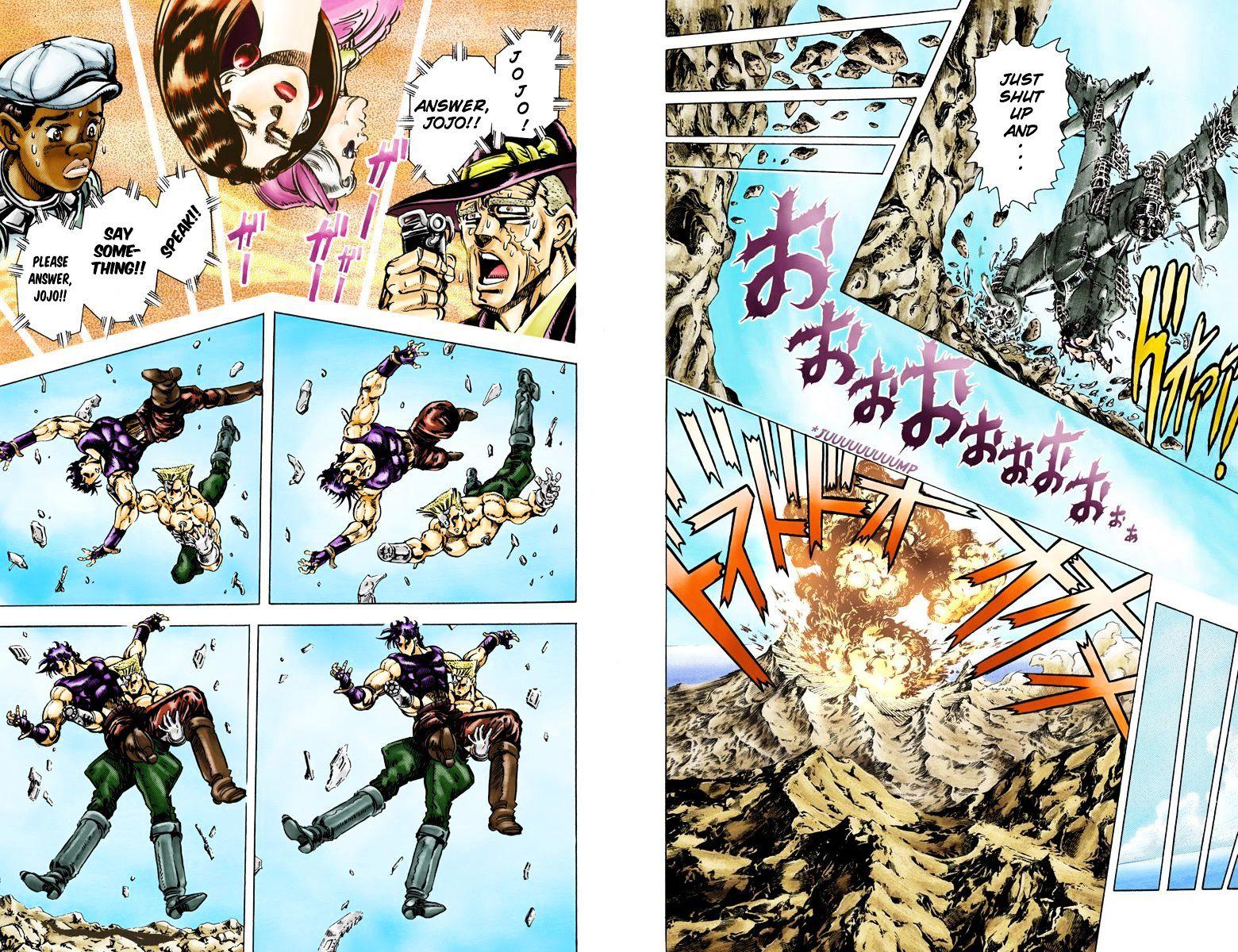 Jojo's Bizarre Adventure Vol.12 Chapter 111 : The Man Who Became A God (Official Color Scans) page 3 - 