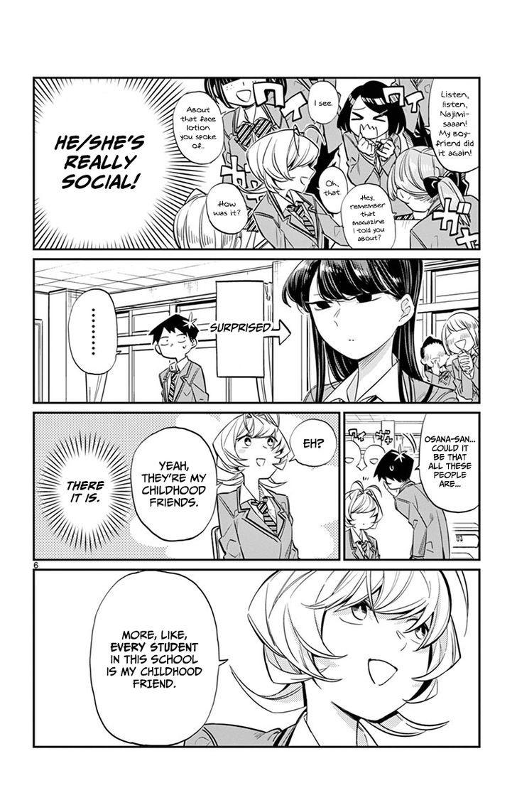 Komi-San Wa Komyushou Desu Vol.1 Chapter 9: Childhood Friend page 6 - Mangakakalot